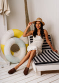 Load image into Gallery viewer, Airy Mesh Espadrille Mules - brown