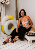 Load image into Gallery viewer, Double Bow Leather Slides- maroon