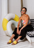 Load image into Gallery viewer, Sleek V-Cut Square Slides - yellow