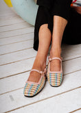 Load image into Gallery viewer, Multi-Weave Slingback Flats- pink