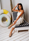 Load image into Gallery viewer, The Micro-Net Ballet Flat - beige