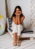 Load image into Gallery viewer, The Micro-Net Ballet Flat - beige