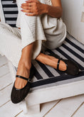 Load image into Gallery viewer, The Micro-Net Ballet Flat - black