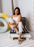Load image into Gallery viewer, Soft-Weave Ballet Flat - silver