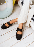 Load image into Gallery viewer, Soft-Weave Ballet Flat - black