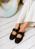 Load image into Gallery viewer, Soft-Weave Ballet Flat - black