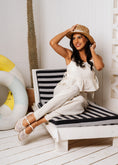 Load image into Gallery viewer, The Lace Mary Jane Flat - white