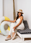 Load image into Gallery viewer, The Lace Mary Jane Flat - white