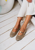 Load image into Gallery viewer, The Basket-Weave Flat - gold