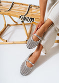 Load image into Gallery viewer, The Basket-Weave Flat - silver
