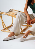 Load image into Gallery viewer, The Basket-Weave Flat - white