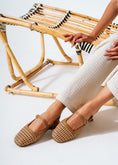 Load image into Gallery viewer, Lattice Flat Sandals - cafe