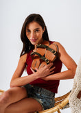 Load image into Gallery viewer, Round Buckle Flat Slide Sandals - olive