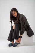 Load image into Gallery viewer, The Riviera Mule-dark blue