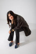 Load image into Gallery viewer, The Riviera Mule-dark blue