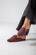 Load image into Gallery viewer, Chic Backless Flat-marron