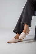 Load image into Gallery viewer, Chic Backless Flat-off-white