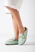 Load image into Gallery viewer, The Riviera Mule-green