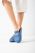 Load image into Gallery viewer, Easy-On Mules-blue