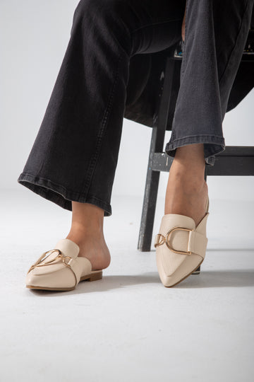 The Metropolis Mule-beige