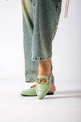 Load image into Gallery viewer, The City Point Mule-mint green