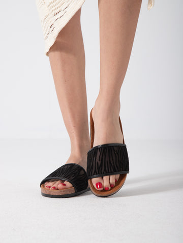 Zebra Glow Step - black