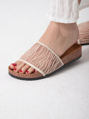 Zebra Glow Step - beige