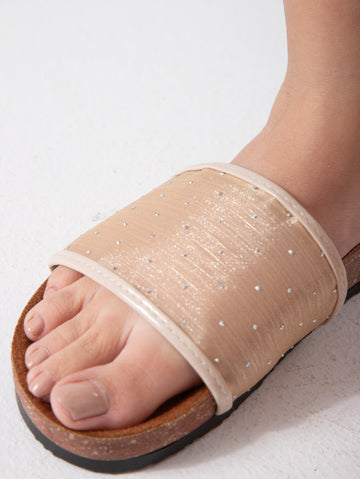 Moonlight Dust Mules - beige