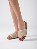 Load image into Gallery viewer, Rustic Breeze Slides - beige