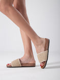Load image into Gallery viewer, Rustic Breeze Slides - beige