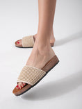 Load image into Gallery viewer, Rustic Breeze Slides - beige