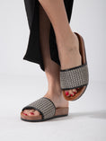 Load image into Gallery viewer, Rustic Breeze Slides - black