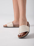 Load image into Gallery viewer, Luxe Line Slides - white