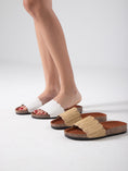 Load image into Gallery viewer, Boho Breeze Slides - beige
