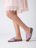 Load image into Gallery viewer, Lustro Weave Slide - purple