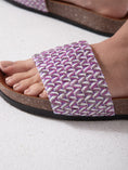 Load image into Gallery viewer, Lustro Weave Slide - purple