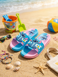 Load image into Gallery viewer, Stitch Two-Tone Slides - pink