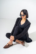 Load image into Gallery viewer, The Minimalist Buckle Mules-BROWN