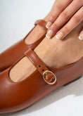 Load image into Gallery viewer, Minimalist Mary Jane Flats-CAMEL