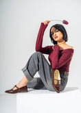 Load image into Gallery viewer, The Artisan T-Strap Flats -BROWN
