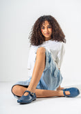 Load image into Gallery viewer, Minimalist Mary Jane Flats-BLUE