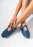 Load image into Gallery viewer, Minimalist Mary Jane Flats-BLUE