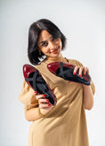 Load image into Gallery viewer, Bella Criss-Cross Flats-MAROON