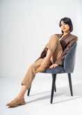 Load image into Gallery viewer, Pointed-Toe Triple Strap Flats-CAFFE
