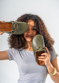 Load image into Gallery viewer, Classic Ring-Detail Clogs-OLIVE