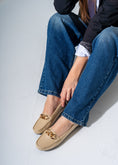 Load image into Gallery viewer, Metal Chain Flats -beige