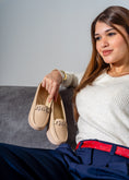 Load image into Gallery viewer, Elevated Wedge Loafer -beige