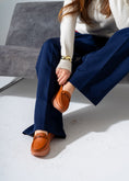 Load image into Gallery viewer, Chunky Sole Penny Flat -camel