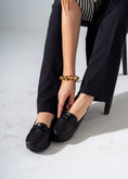 Load image into Gallery viewer, Chic Wedge Flats -black
