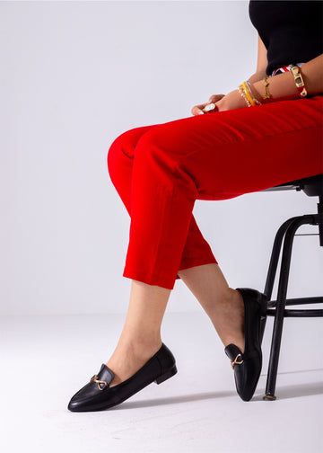 Ornamental Strap Flat-black